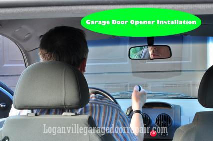 Loganville garage door opener installation